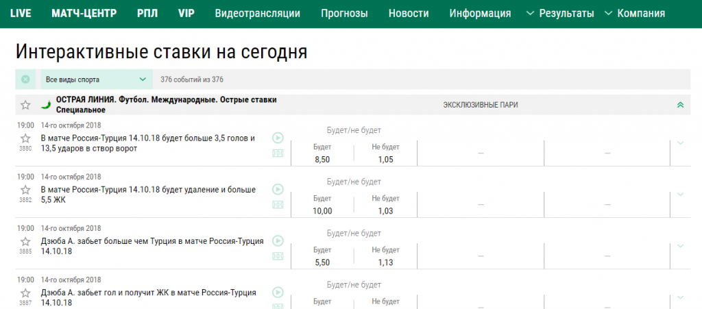 Линия бк лига ставок