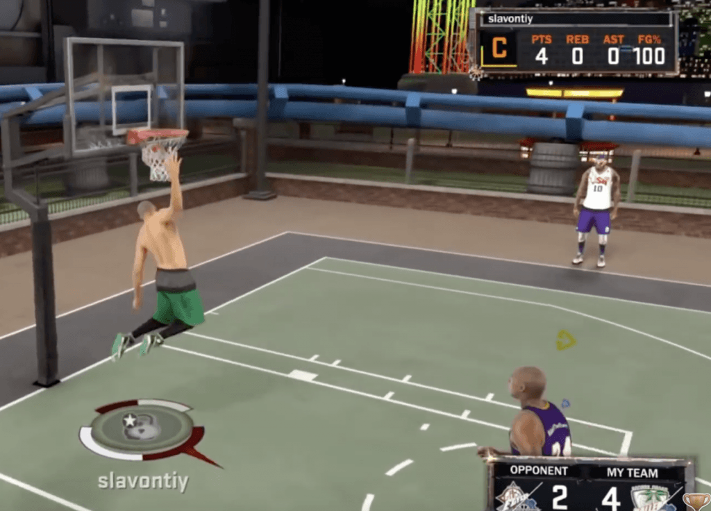 Матч кибербаскетбола