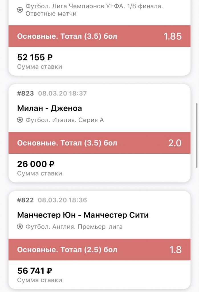 Ставки на футбол